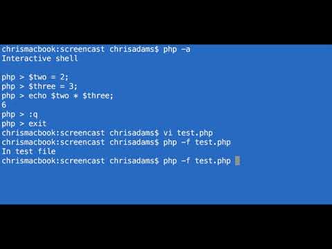 Command Line PHP for Beginners