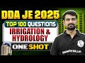 Irrigation &amp; Hydrology In ONE SHOT | DDA JE Civil Engineering Classes| Irrigation &amp; Hydrology DDA JE