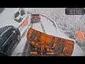 Schneechaosendlich neuschnee  winterdienst in tirol  unimog u 400