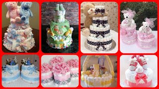 adorable diaper cakes ideas for baby shower for boys\/girls