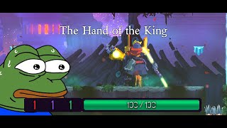 Dead Cells - Hand of the King beaten with 1/1/1 stats