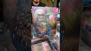 I asked you to upgrade the angry canvas with spray painting