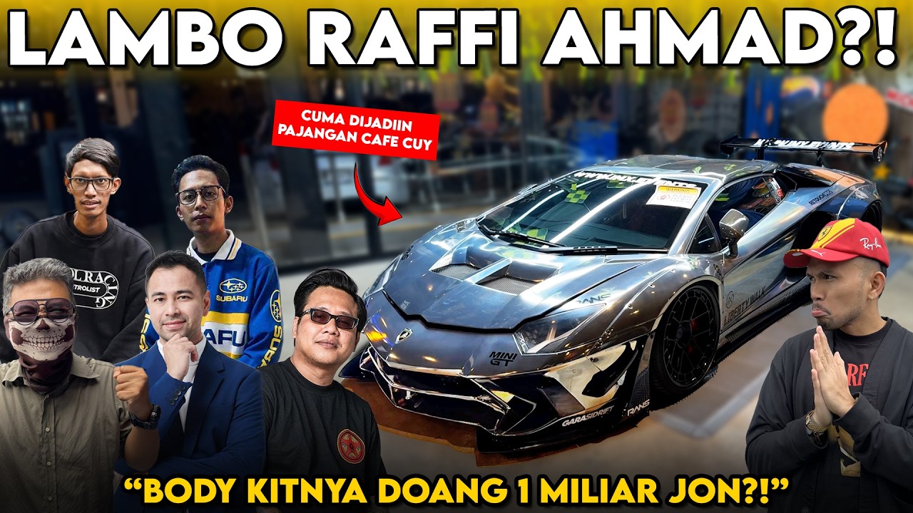 NYOBAIN LAMBO RAFFI AHMAD DI BANDUNG, EH GARASI DRIFT, OM MOBI & GOFAR ...