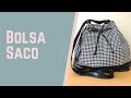 Como fazer bolsa Bucket ( Bolsa Saco) | Edu Gois