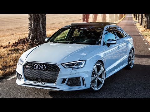 WOW, COOL SPEC! - 2018 AUDI RS3 SEDAN - (400HP, 5CYL) - Glacier white body and details! - 0-100 3.6