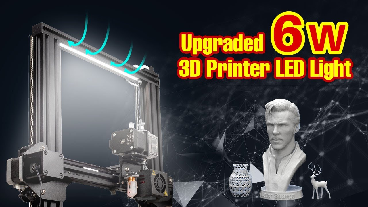 UniTak3D Upgraded 3D Printer LED Light 6W 