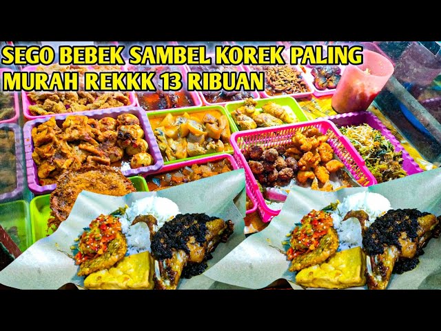 BUKTIKAN SENDIRI SEGO BEBEK SAMBEL KOREK PALING MURAH DI SIDOARJO IKI REKKK class=