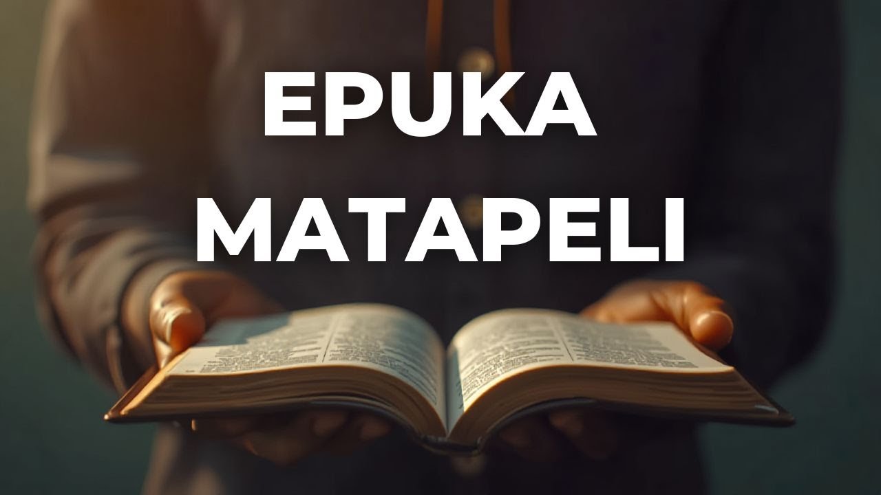 EPUKA MATAPELI HAWA BY PR. PAUL SEMBA.