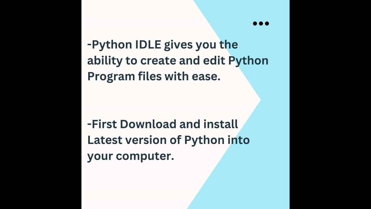 How to start First Python Program? Steps for Python program. - YouTube