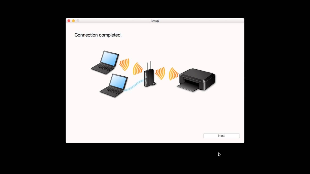 Canon PIXMA MX492 WiFi Protected Setup on a Mac YouTube