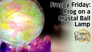 Making a Magical Frog Crystal Ball Lamp | DIY UV Resin Art Tutorial