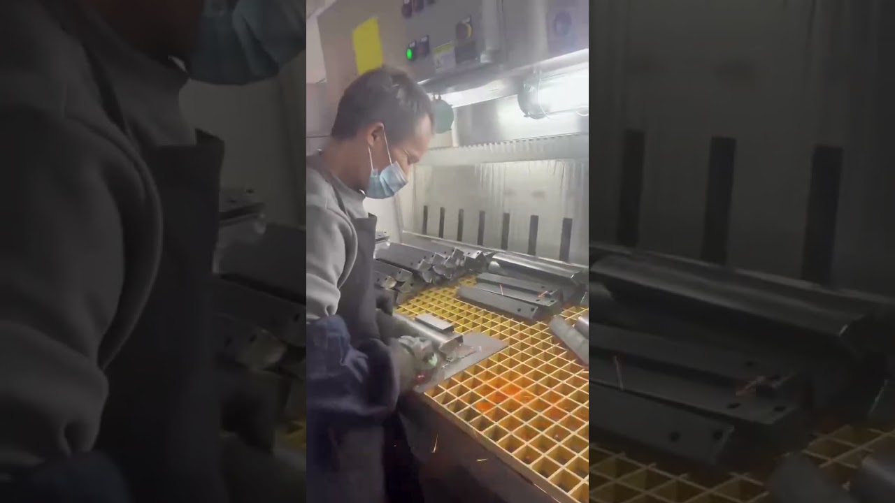 Aluminum Die-Cast Grinding Table | Manual Metal Dust Collection Workstation