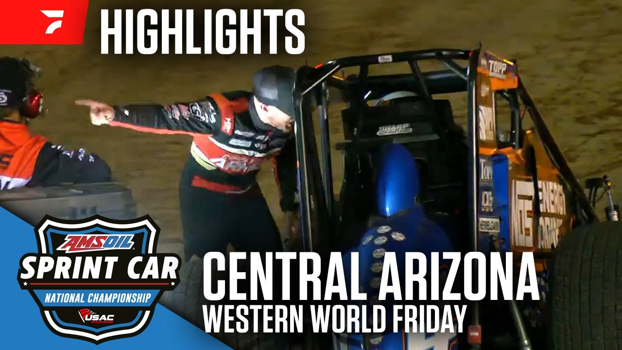 Western World Night #1 | USAC Sprints at Central Arizona Raceway 10/24 ...