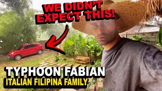 TYPHOON FABIAN ALMOST BROKE OUR CAR LIFE IN THE PHILIPPINES