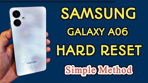 Galaxy A06 Hard Reset | Samsung A06 Hard Reset | How To Hard Reset Samsung Galaxy A06