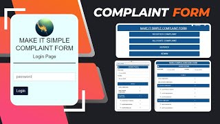 Web Form Based Complain Logging System || WhatsApp Notification || Happy Code Option