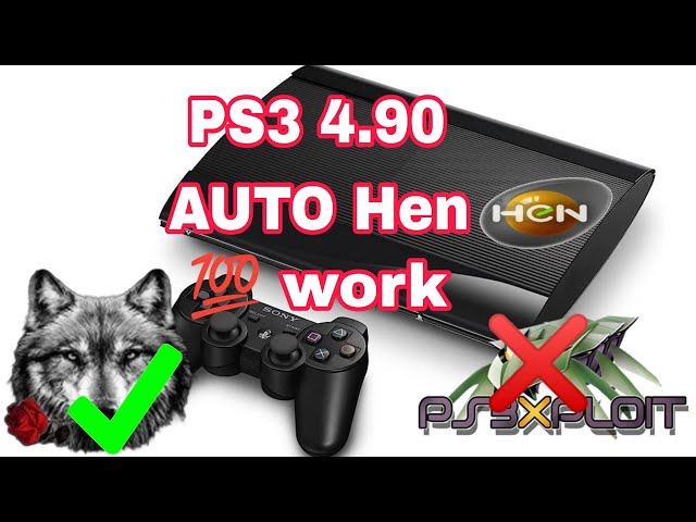 How to install hen on ps3 4.90 with usb, Just in 5 minutes