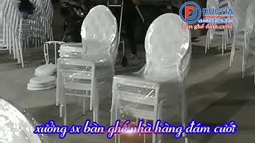 Bàn ghế louis xưởng sản xuất bàn ghế inox  đám cưới nhà hàng tiệc cưới