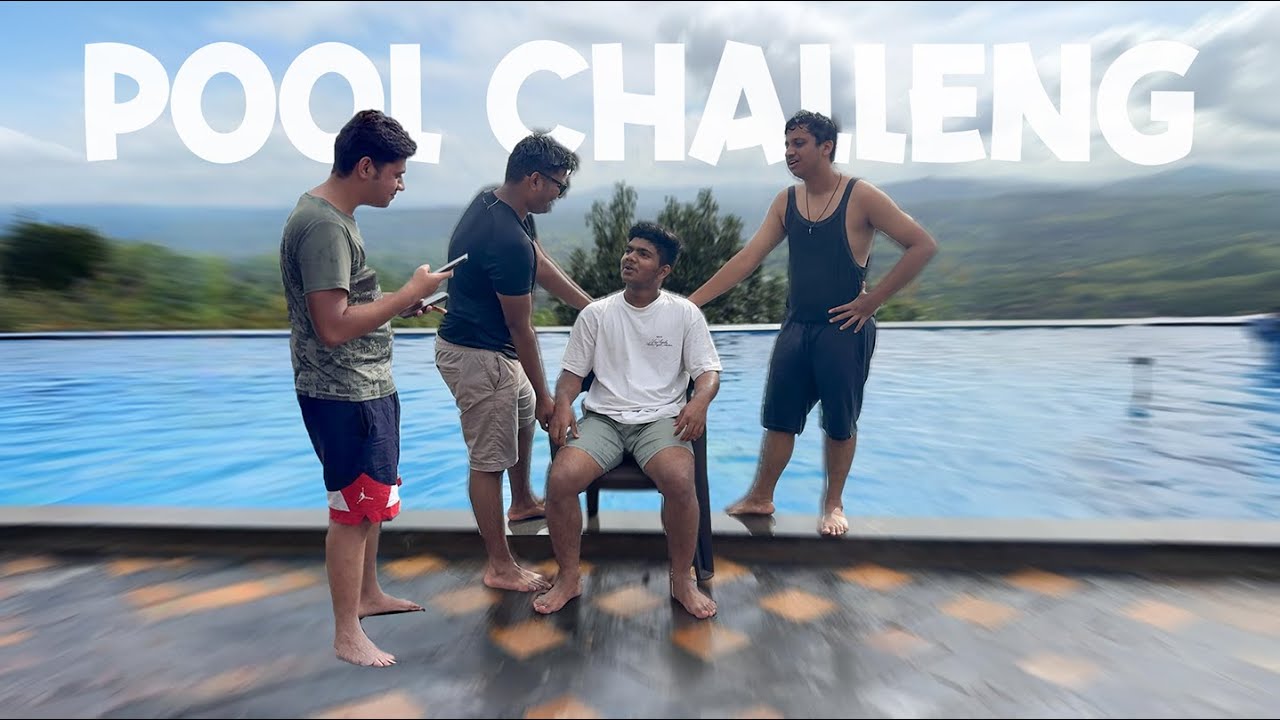 the ultimate pool challenge | farmhouse vlog | sujal prabhawalkar volgs |