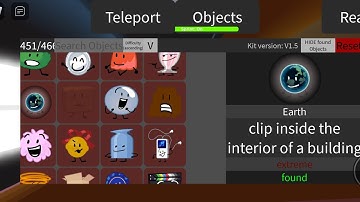 how to get earth in find the bfb character