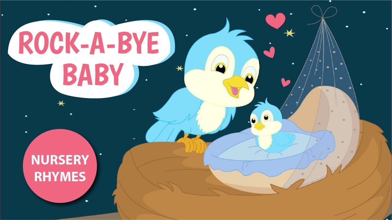 Rock A Bye Baby On The Tree Top with Lyrics  Lullaby For Babies To Go To Sleep  Bedtime Songs