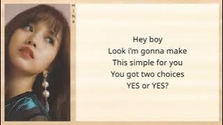 TWICE 'YES or YES' Easy Lyrics