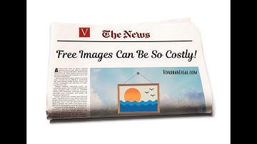 The high cost of "FREE" images under Creative Commons