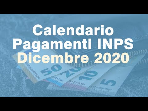 Calendario DATE pagamenti Inps Dicembre 2020: Rdc, Naspi, REM, CIG