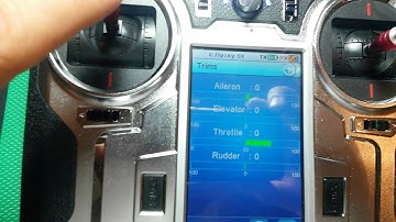 Flysky i10 Trim Problems