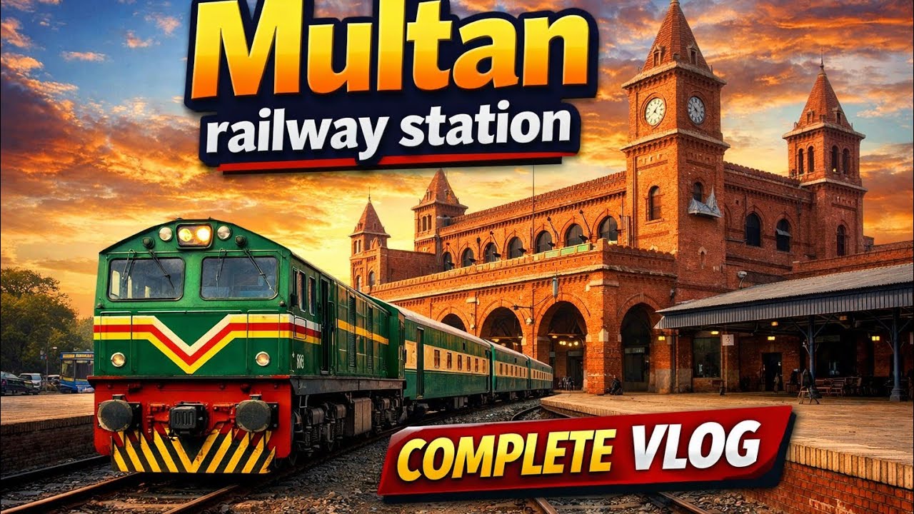 Inside Multan Railway Station – Full Walkthrough!