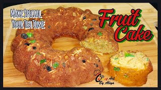 Bakery Style Fruit Cake Recipe | Soft, Spongy & Delicious Fruit Cake | How to Make Cake at home ❤️