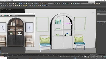 3DsMax Tutorials, Learn 3D Modeling a Vintage Furniture from Scratch in 3dsmax ( Part 3)