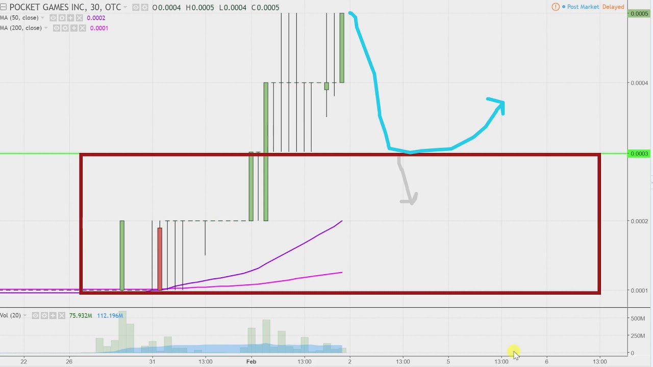 Pocket Games, Inc. PKGM Stock Chart Technical Analysis