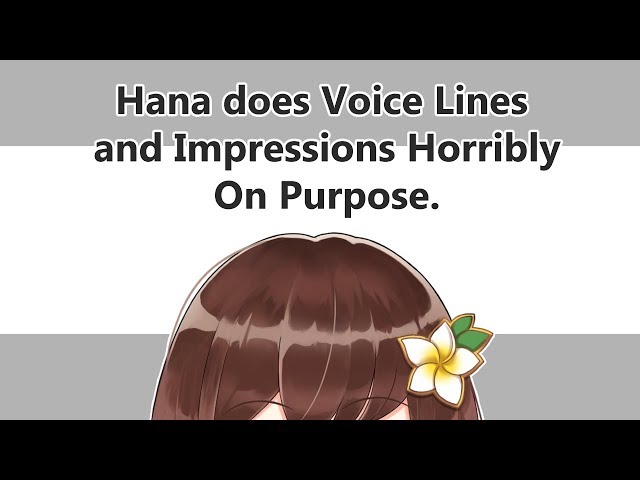 【NIJISANJI id】hana does horrible impressions and voice lines on purposeのサムネイル