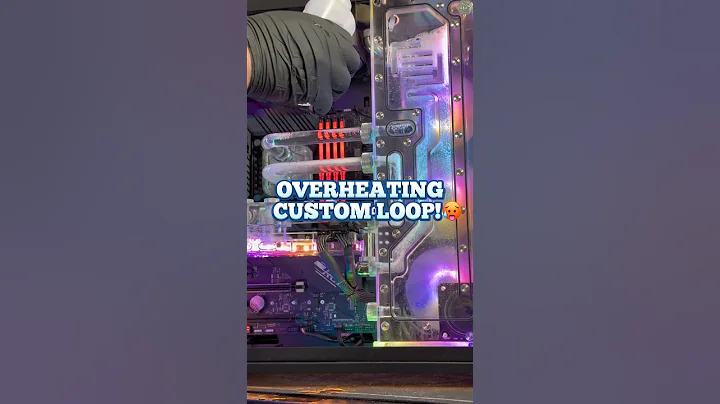 THIS custom loop hit 100°C! 🥵