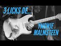 3 licks de YNGWIE MALMSTEEN que TIENES que aprender!