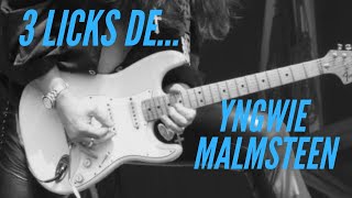 3 licks de YNGWIE MALMSTEEN que TIENES que aprender!