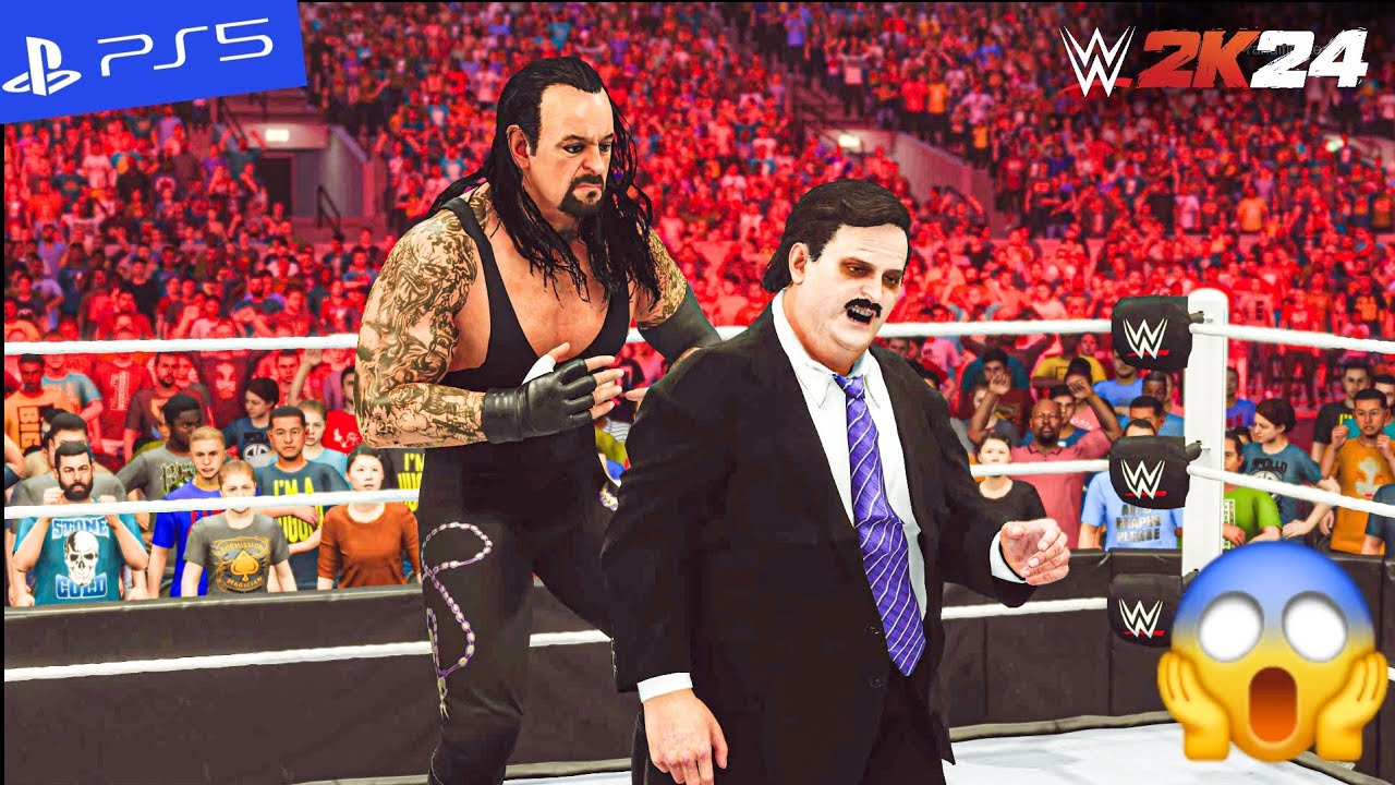 WWE 2K24 - The Undertaker vs. Paul Bearer - No Holds Barred Match | PS5