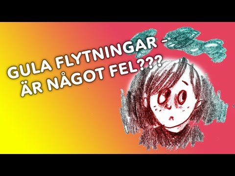 Video: Är det norm alt med gulaktiga flytningar?