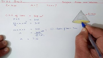 Ch 13 Ex 13.3 Q 3 Surface Areas and Volumes | Ncert Maths Class 9 | Cbse
