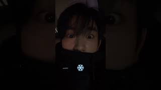 Got7 Jinyoung Insta Story🥺😍.(First Snow in Korea for 2021❄) #got7 #Jinyoung