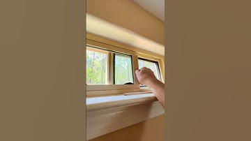 Removing the sash to repair the glass on a vinyl window. #shorts
