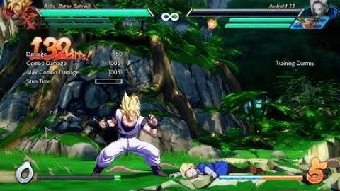 DBFZ - Bardock corner 2M sparking TOD combo (2 bar start Bardock 18 SSJ Goku)
