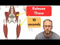 Psoas and Hip Flexor Release in 10 Seconds (Neuro-sensory Activity Works Fast!!!)