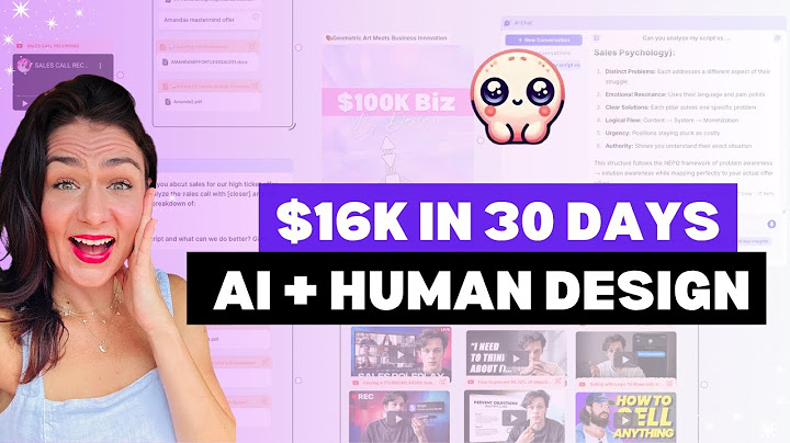 I Built an AI Sales Coach That Closed $16K in 30 Days Human Design + Poppy AI