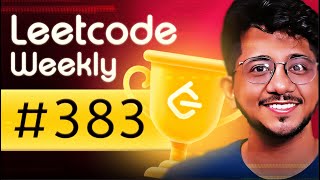 Leetcode 383 and Biweekly 123 LIVE learning Session | Community Classes | Leetcode Weekly