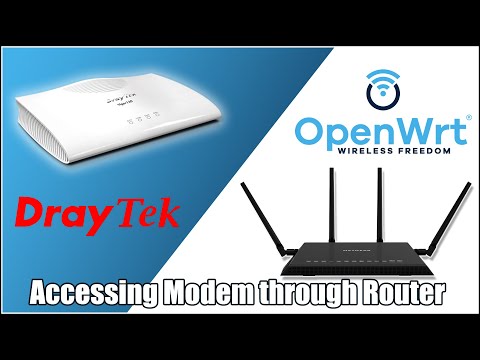 OpenWRT accessing Modem through the Router (DrayTek Vigor 130)