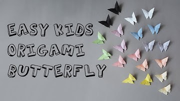 Easy Quick Fast Origami Butterfly Tutorial - Akira Yoshizawa