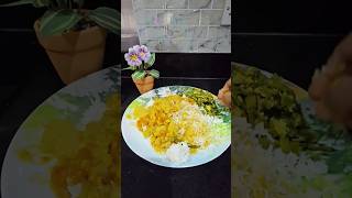 Today's Simple Lunch #food #cooking #youtubeshorts #youtube #friday #sambarrice #lunch #recipe