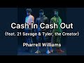 【和訳・解説】Pharrell Williams - Cash In Cash Out (feat. 21 Savage & Tyler, the Creator)